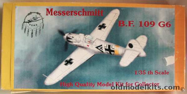 POMK 1/35 Messerschmitt Bf-109 G-5, G-6 or G-14 in 1/35 Scale, 3501 plastic model kit